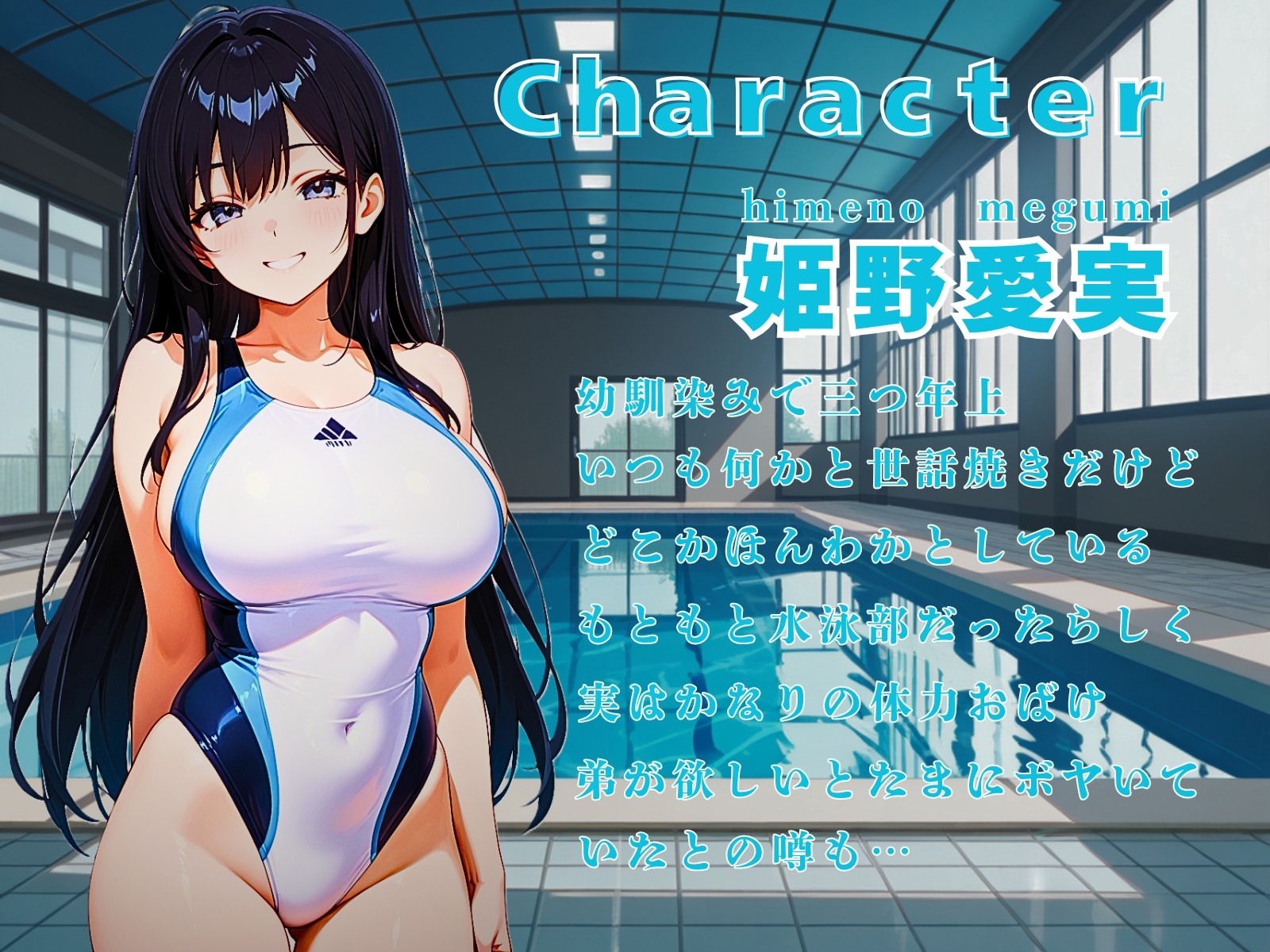 【女性優位/ASMR】幼馴染が姉になる日～プールサイドのお姉ちゃんは騎乗位で一滴残らず搾り取りたい～ 画像3