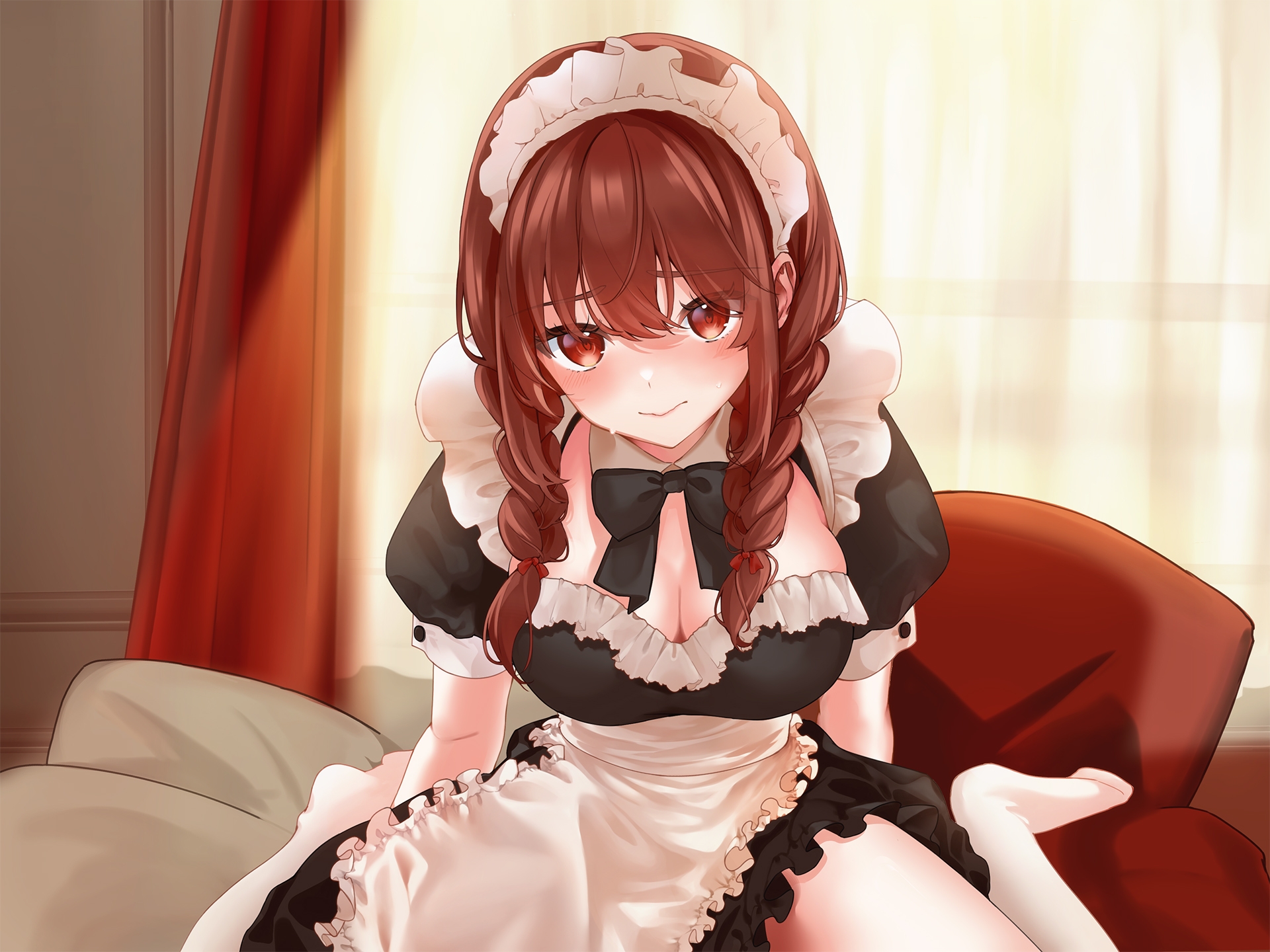 【CV:あさぎ】メイド服でご奉仕ですか?【その後】【シチュエーションボイス】 画像1