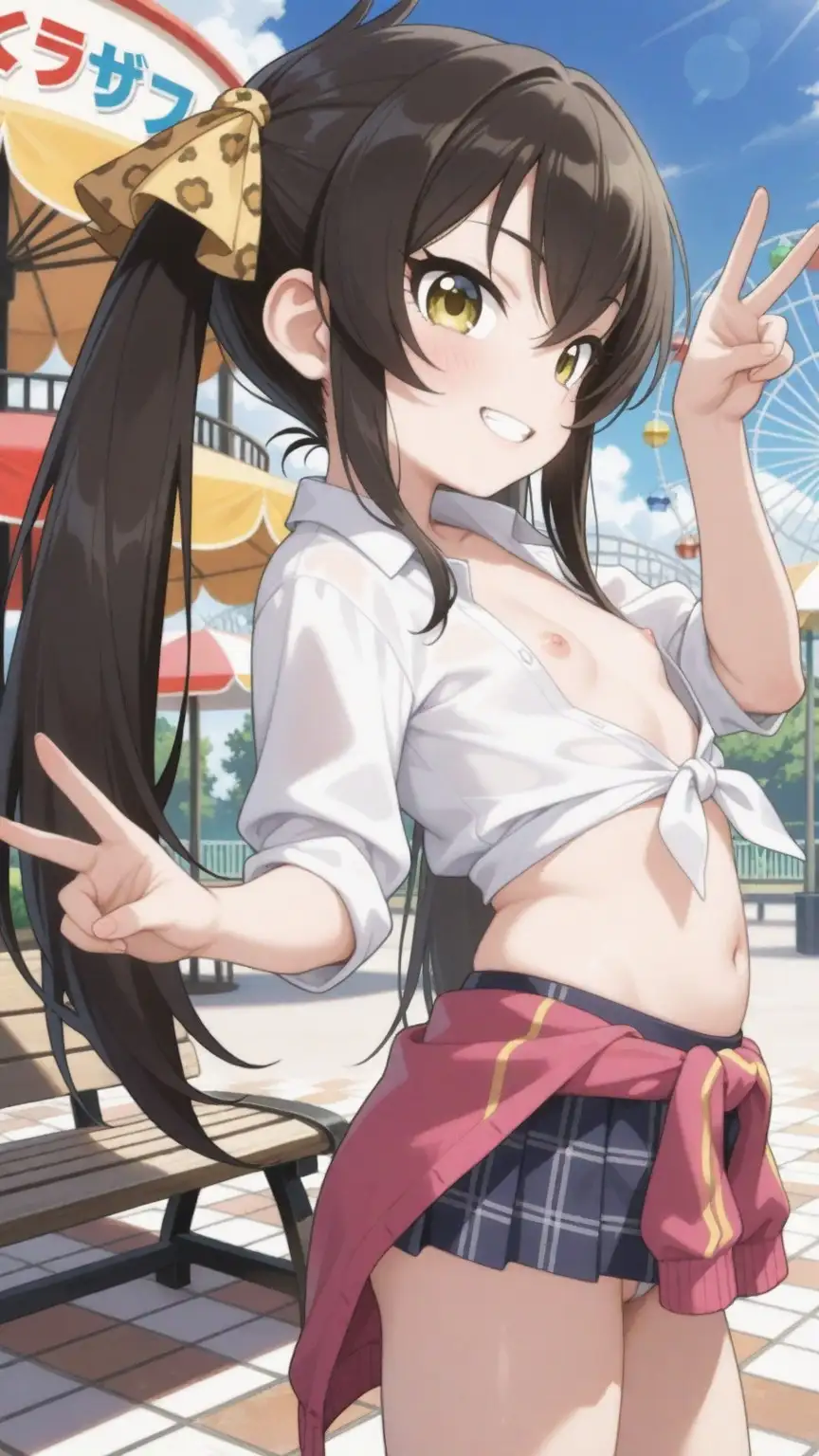 サンプル画像8|【エロCG/動画】梨沙ちゃん 1○歳 ひとすじの輝き pixiv未公開分を含む高解像度化CG集（ZIP形式JPEG 4K）【ひよこ鑑定士の秘密基地】