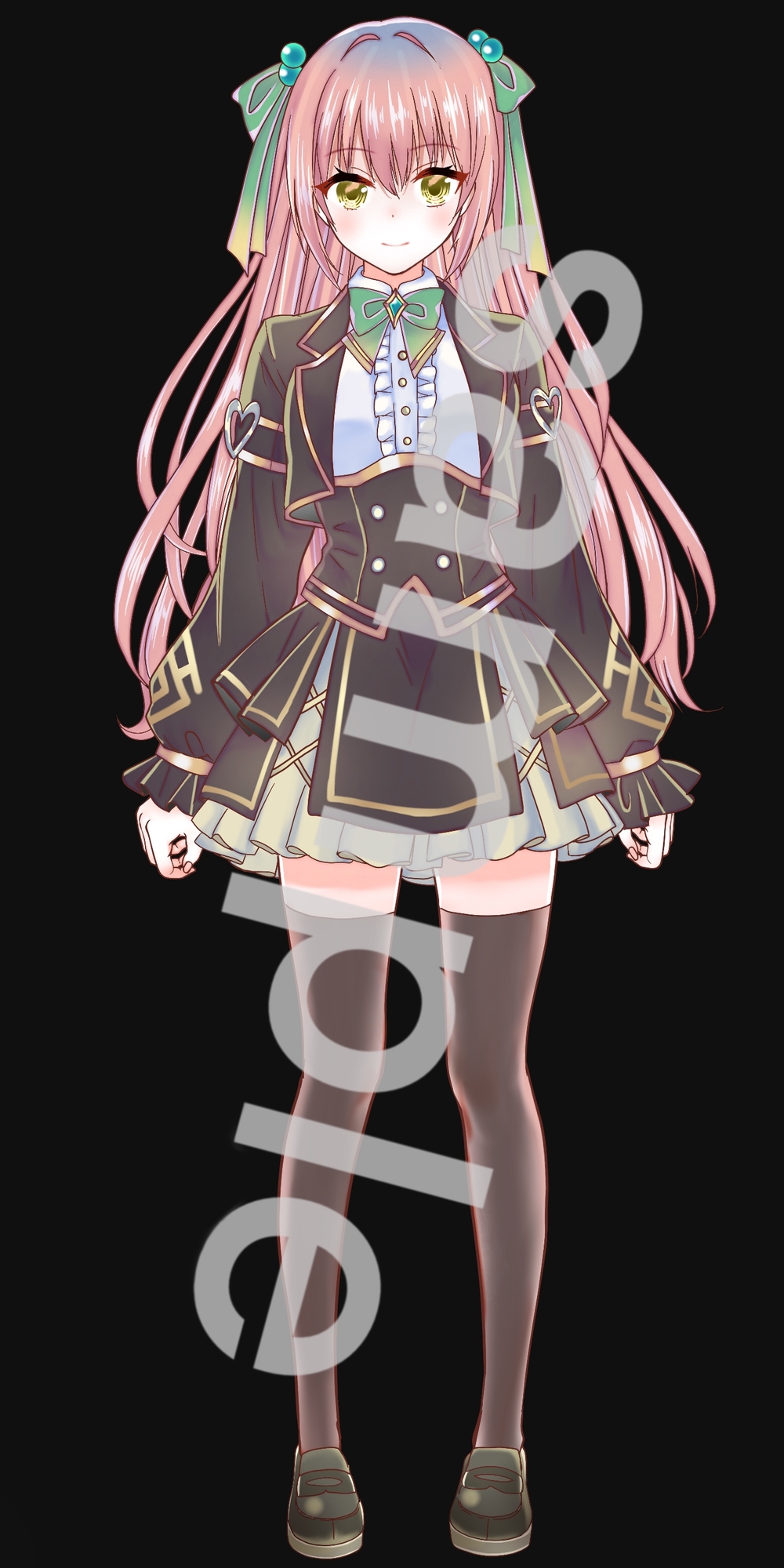 ファンタジー衣装の少女立ち絵62