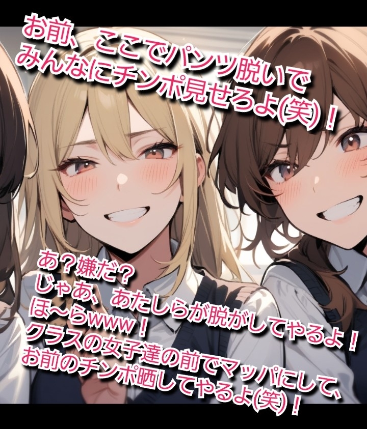 いじめっ娘クラブのSPHボイス 私立空想学園 ヤンキー女子の短小包茎ちんぽいじめ【第1話】 放課後に大勢の女子の前でパンツを脱がされて… 画像2