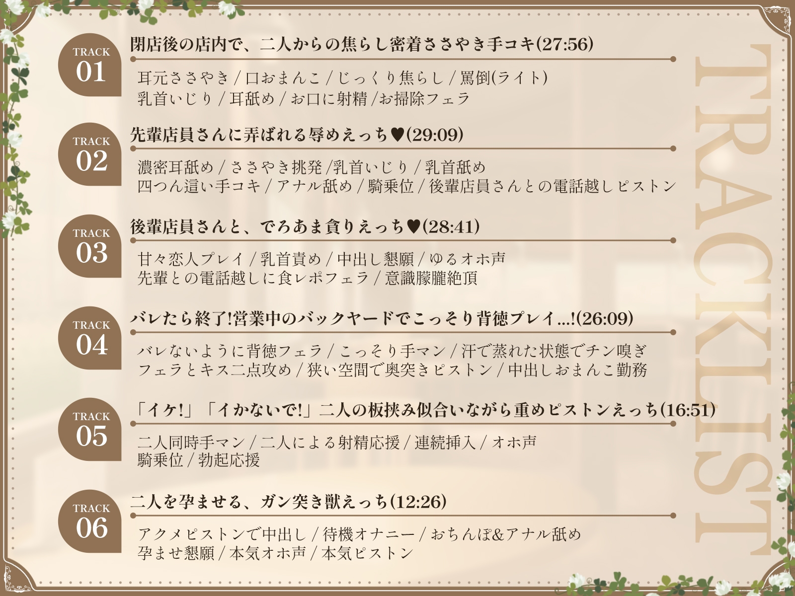 行きつけカフェの美人店員さん二人に搾り取られる話 ~媚び媚び濃密ご奉仕3P~ 画像4