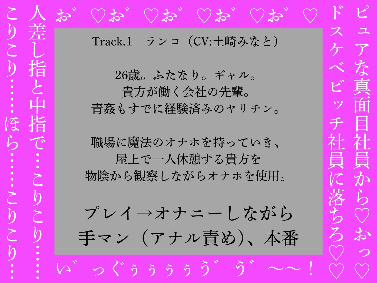 【逆アナル、ふたなり百合両用】ふたなりは魔法のオナホで貴方を責める2～おほ声のギャル編～【オホ声】 画像2