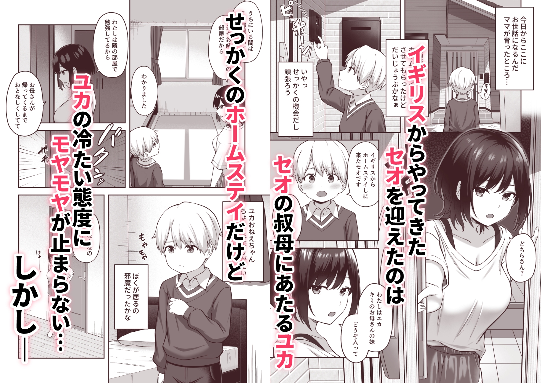 ホームステイでお姉ちゃんと 画像1