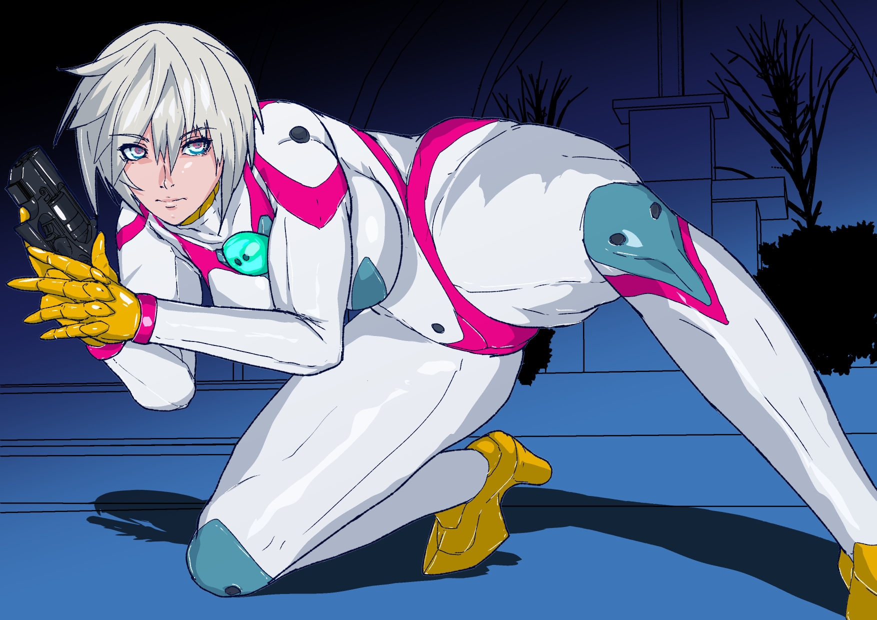 戦攻纏女エウロディカウーマン:スーパーモデル体型クールビューティ―無表情系ぴっちりスーツヒロインVS改造昆虫人間編!!エロくてデカい彼女は何故戦うのか 画像4