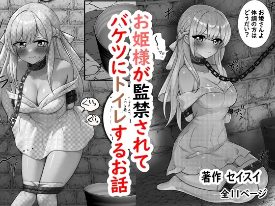 お姫様が監禁されてバケツにトイレするお話
