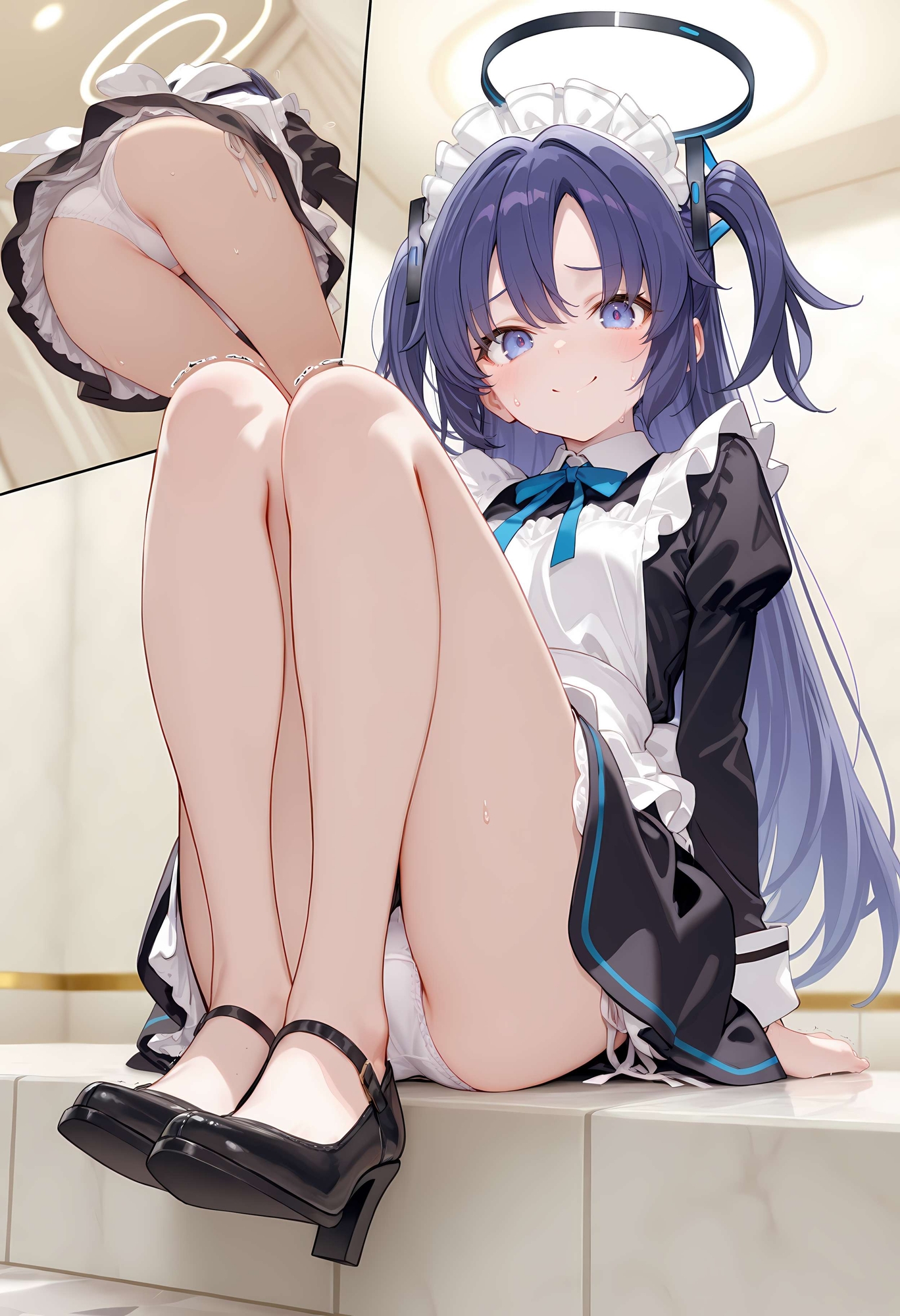 ブルアカ11月まとめ(1)(キャラ別下着脱ぎ-ヒナ・ムツキ・ノア・イオリ・アリス+マルチアングル)7