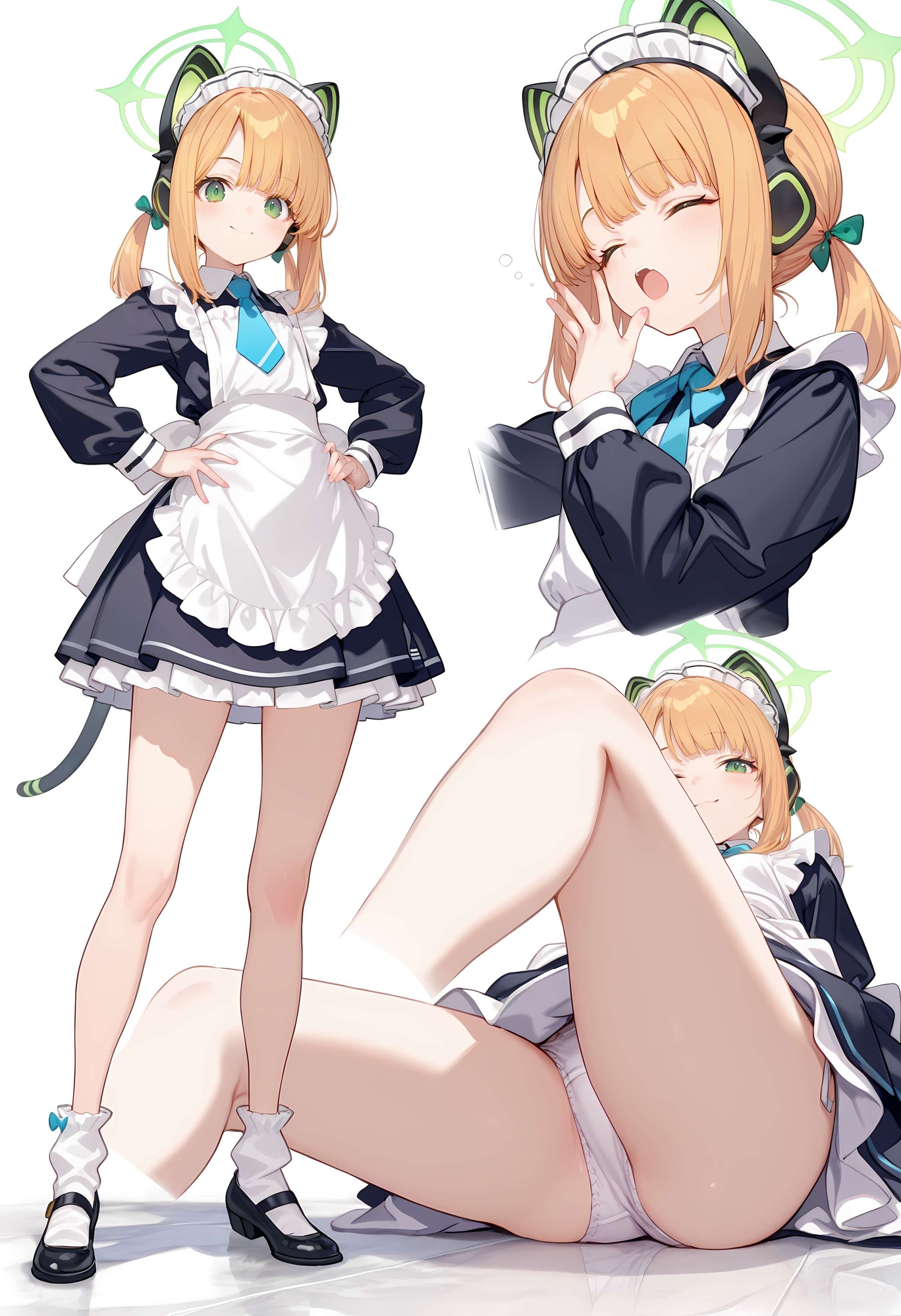 ブルアカ11月まとめ(1)(キャラ別下着脱ぎ-ヒナ・ムツキ・ノア・イオリ・アリス+マルチアングル)8