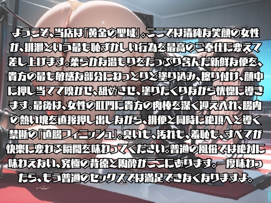 糞まみれの極限SEX ～聖水と黄金で溺れる一夜の饗宴～ 画像1