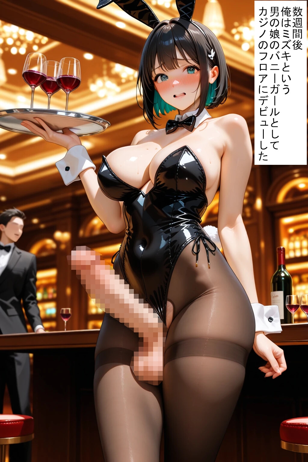 ふたなりバニー倶楽部 違法地下カジノの男の娘(ストーリー付)  ギャンブルの代償を払いメス兎に堕ちた或る男の話_6