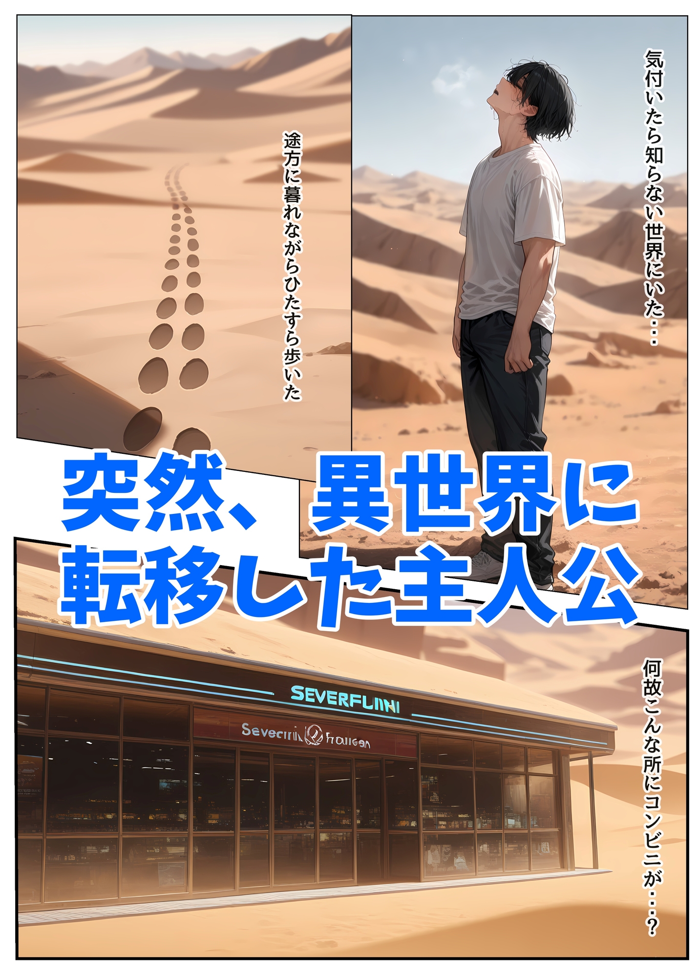 ダウナー巨乳コンビニ店員～店の商品全部買ったらオマケがエッチすぎた_1