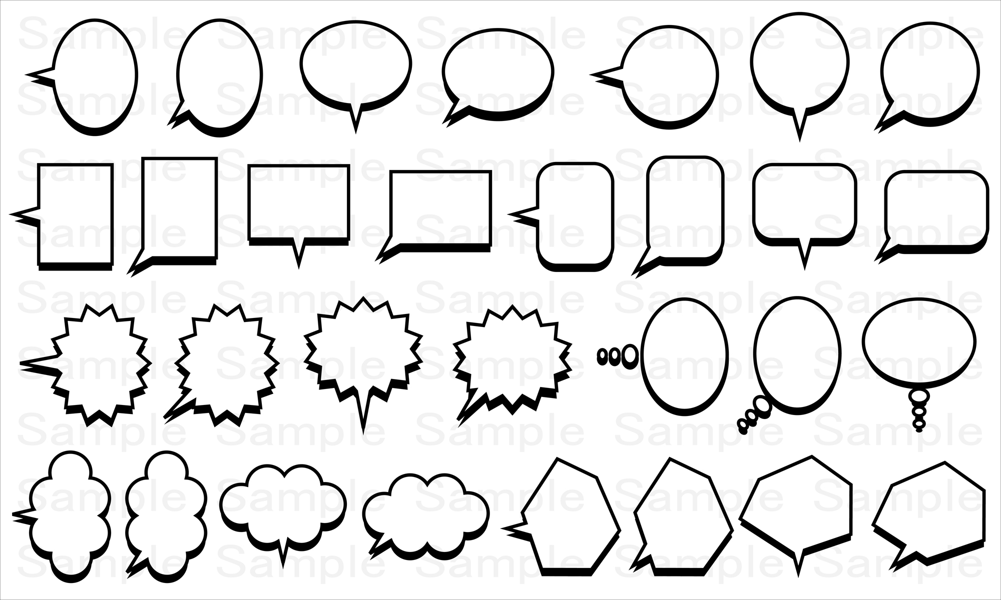 吹出し素材セット
