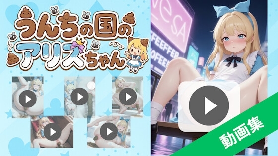 【動画合計30分】うんちの国のアリスちゃん
