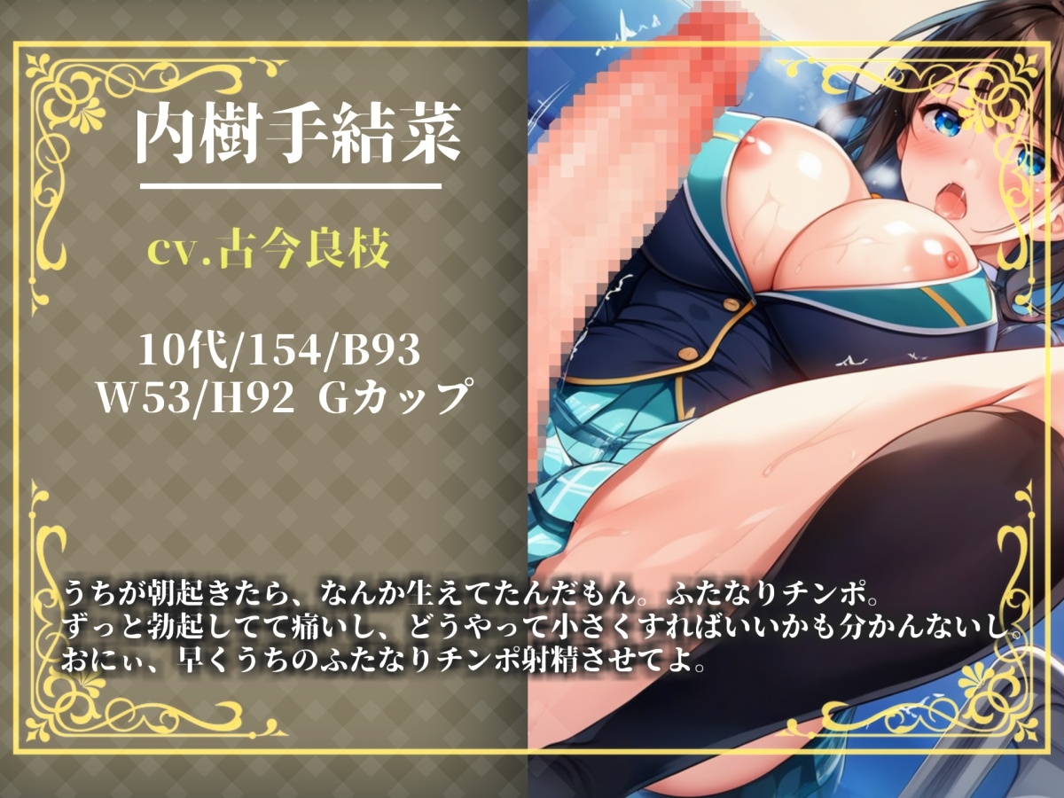 【プレミアムサウンド】おにぃ..ち●ぽヌイてくれる..? 絶倫巨大ち●ぽを持つふたなりダウナー系妹の性処理オナホとして、毎日アナルを犯される僕 画像3