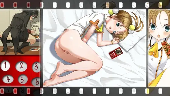 【動画】お尻丸出しでオナニーする女の子