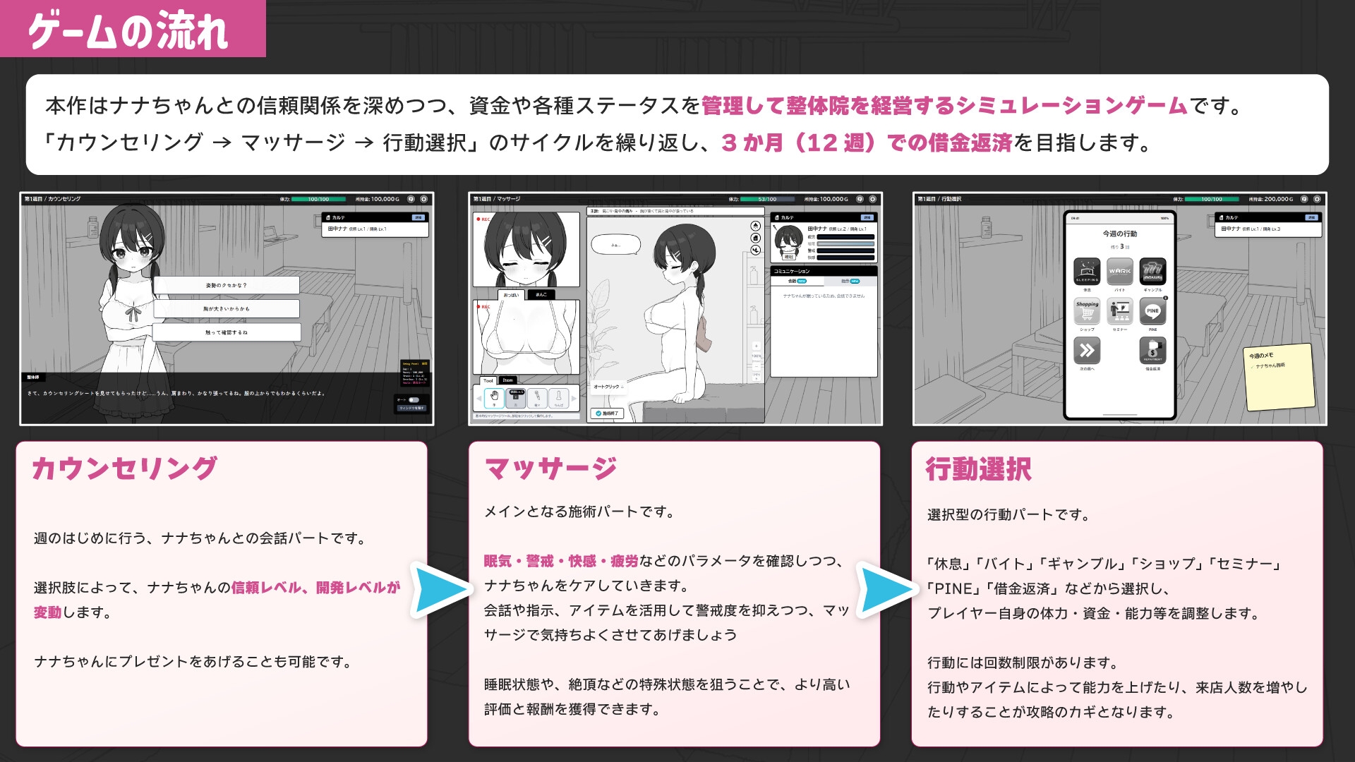 ドキドキ!性感マッサージ【android版】 画像3