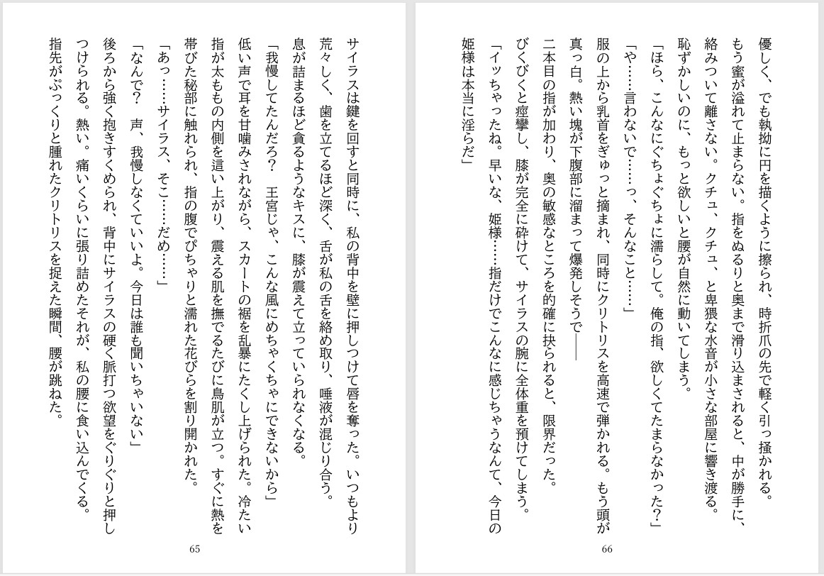 ワケありポンコツ従者は夜だけ獣になる～王女の子宮の奥まで離さない狂愛の鎖～