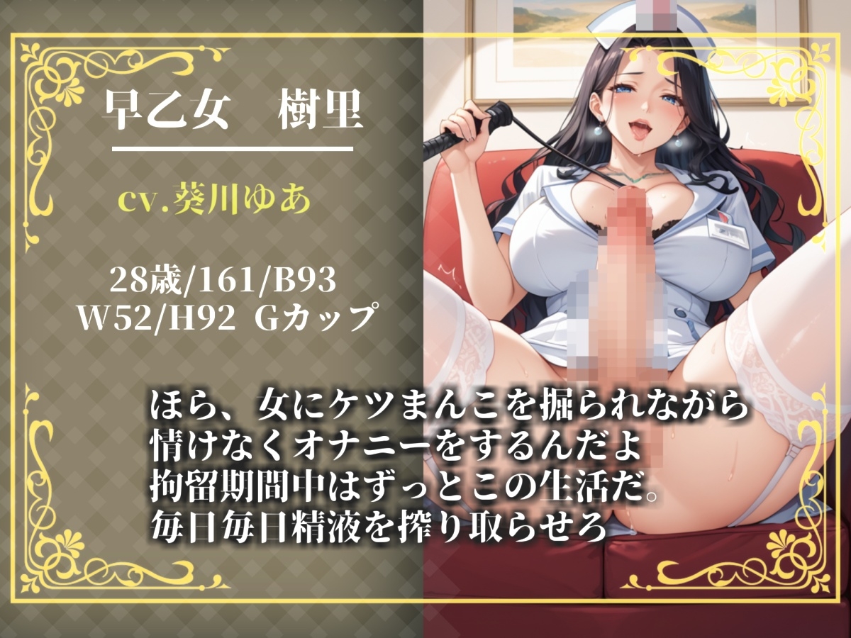 【プレミアムサウンド】ドスケベ絶倫ふたなり看護師による更生プログラムの対象になった僕は、男の尊厳を奪われアナルがゆるガバになるまで逆レ●プで犯されて童貞喪失 画像3