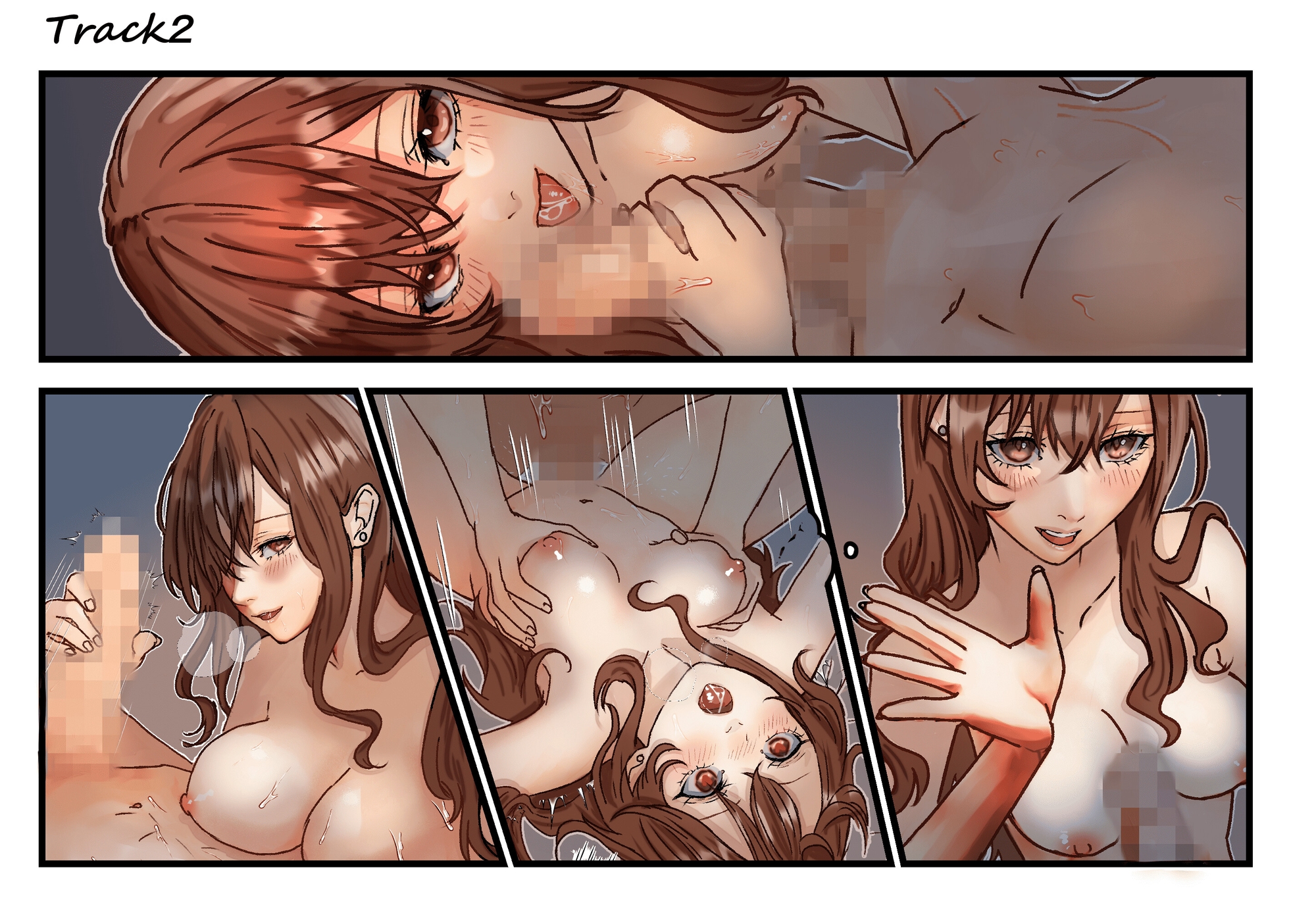 【KU100】寝取らせマゾのツボを理解し過ぎた彼女の『エスカレートしていく裏切り寝取らせ報告♡』～愛する彼女と僕はどこまで堕ちるのか～【90分超の漫画付き動画も同梱】 画像5