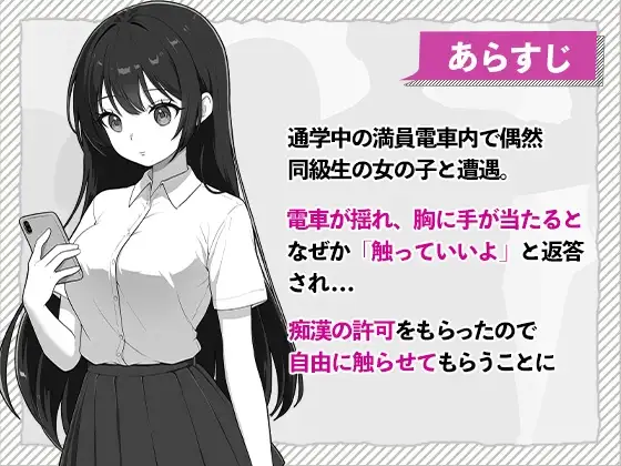 快感線直通 おさわりJK痴〇電車 サンプル画像 2