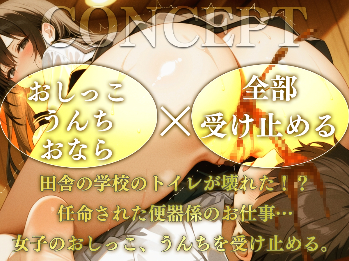 【M向け】がんばれ便器係くん~女子のうんち・おしっこを合法的に摂取する方法~ 画像1