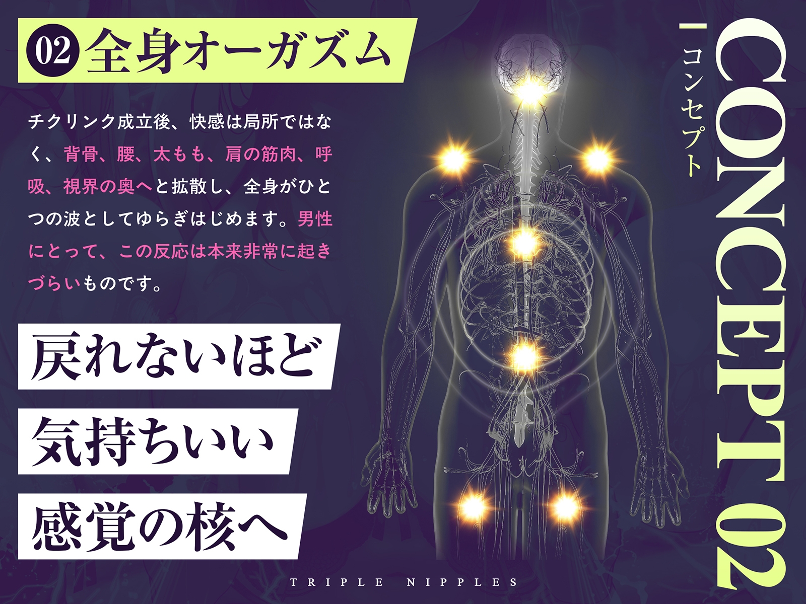 【チクリンク】乳首トリプル～変性意識と音響誘導で乳首がくすぐったいだけのあなたも「全身オーガズム」へと導くかんたん乳首開発～ 画像5