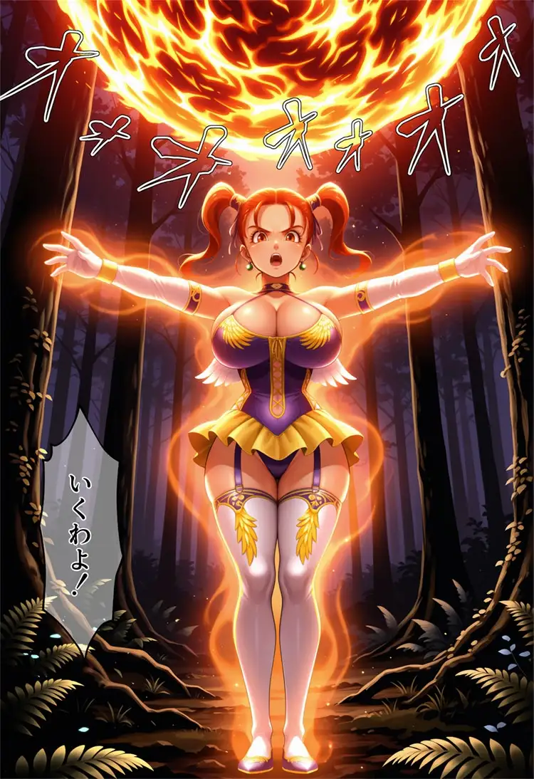 森と洞窟と魔物と囚われし女魔道士 サンプル画像 6