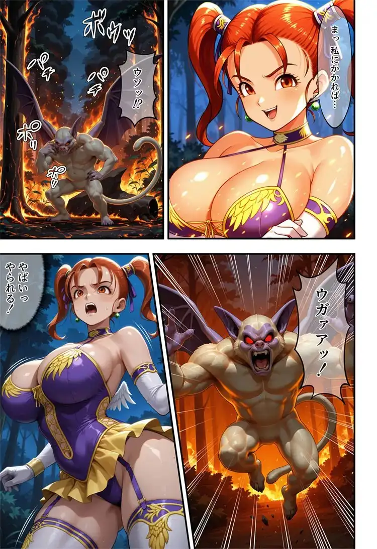 森と洞窟と魔物と囚われし女魔道士 サンプル画像 8