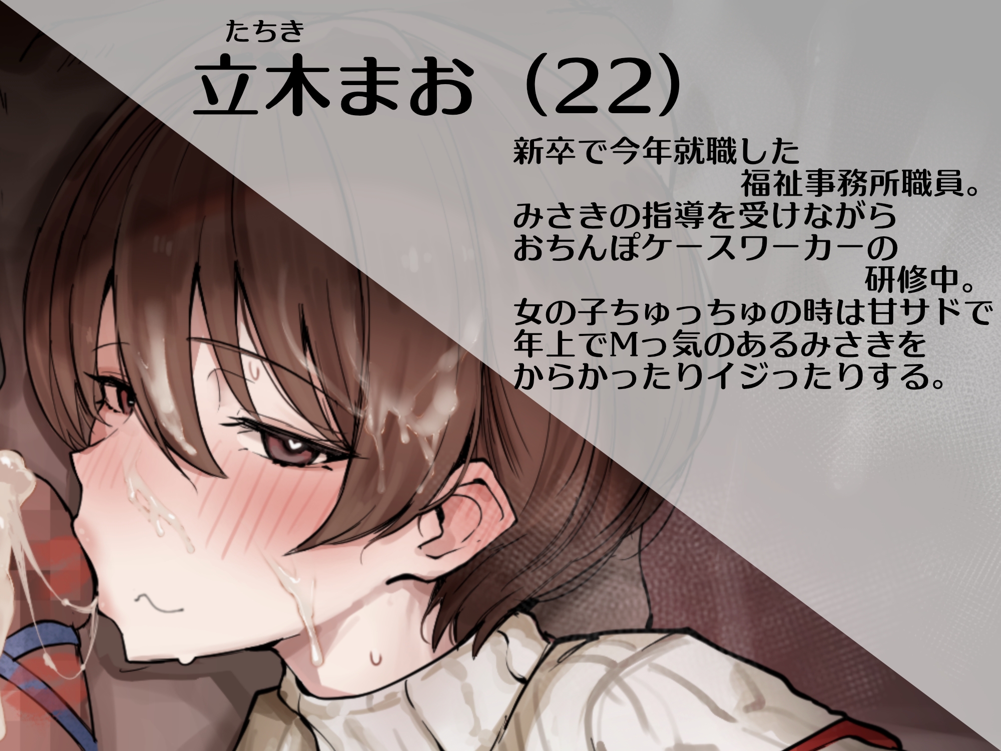 【200本販売達成でW耳舐め手コキトラック追加】元気をなくしたおちんぽにいいこいいこで自信をつけてくれるおちんぽケースワーカーさんCASE.002 画像3