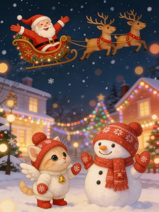 『ミルと雪だるまのクリスマス』