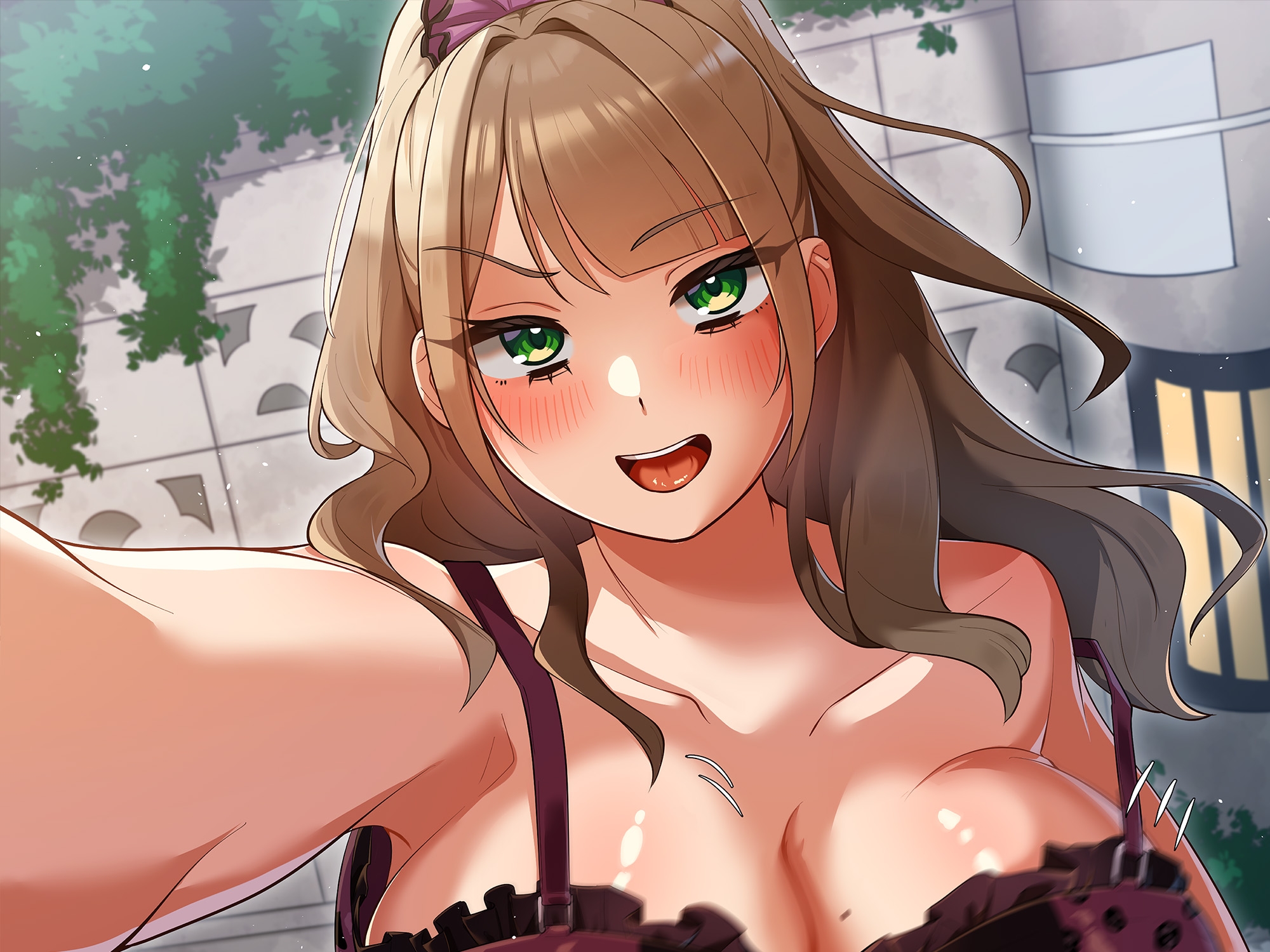 【LIVE2D】逆ナンギャルが壁ドンで誘惑！～あーしなら生中おっけーなんだよねぇ。ね、しよ♪～ 画像1