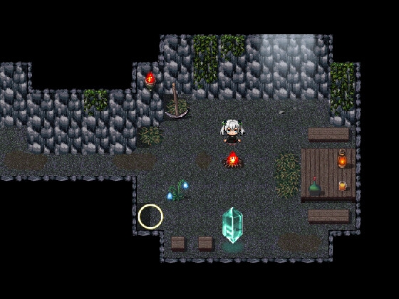 RPGツクールMV・MZ用 マップチップ・タイルセット27『洞窟・炭鉱・ダンジョン・洞穴・地下』