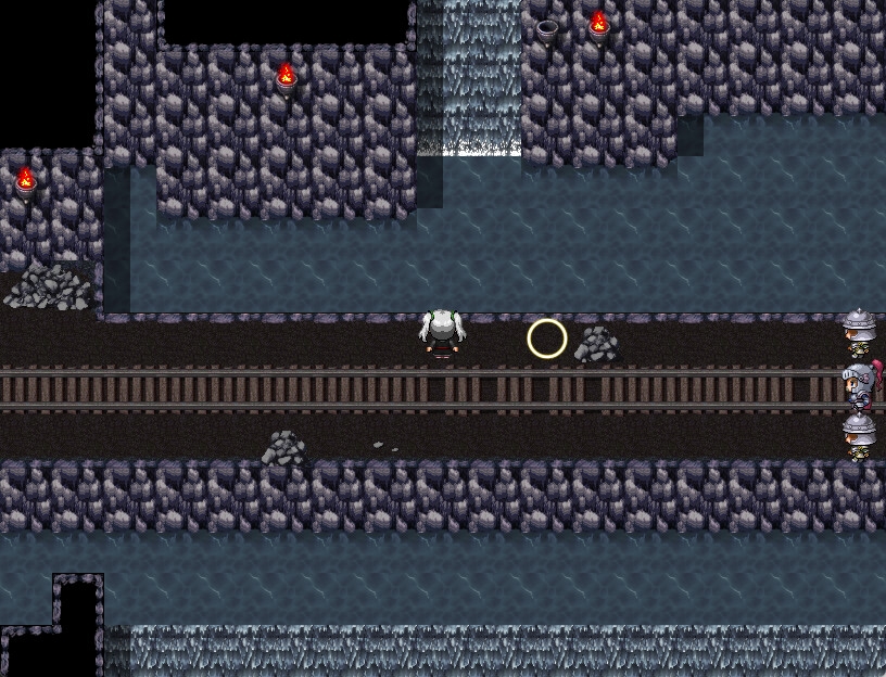 RPGツクールMV・MZ用 マップチップ・タイルセット27『洞窟・炭鉱・ダンジョン・洞穴・地下』