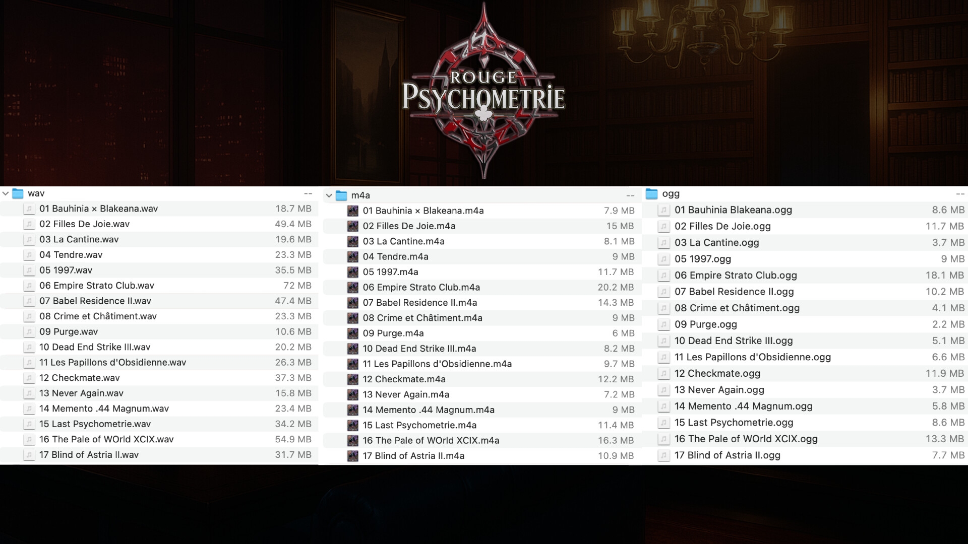 [BGM素材] Rouge Psychometrie Game Music