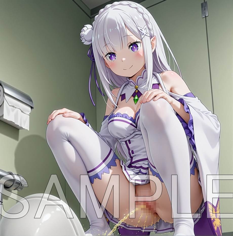 レム・ラム・エミリア おしっこ集3シチュ500枚_10