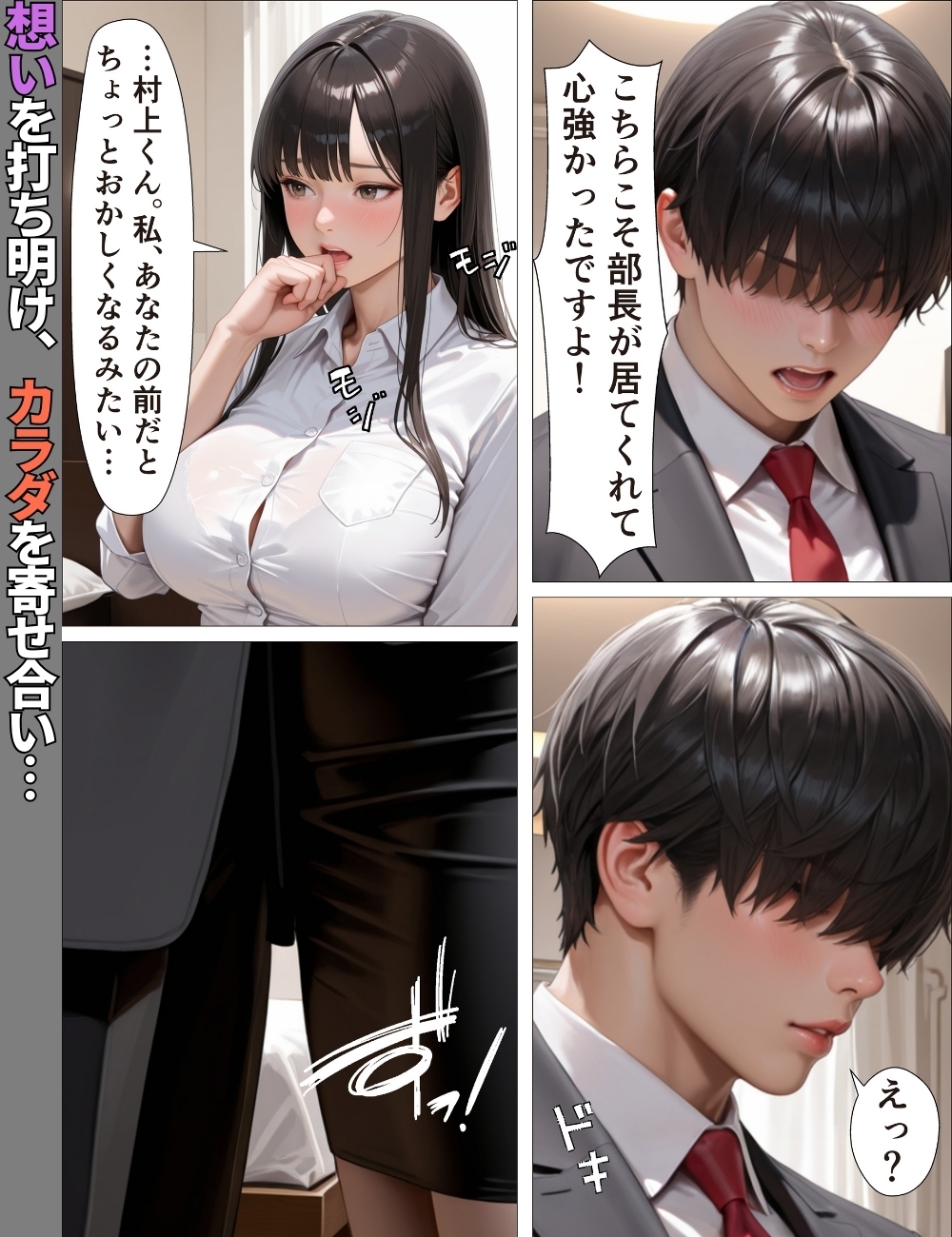 デキる女上司はダメ部下な俺には優しい出張で禁断のチン堕ちした話【漫画】【ツンデレ】【中出し】【種付けプレス】_7