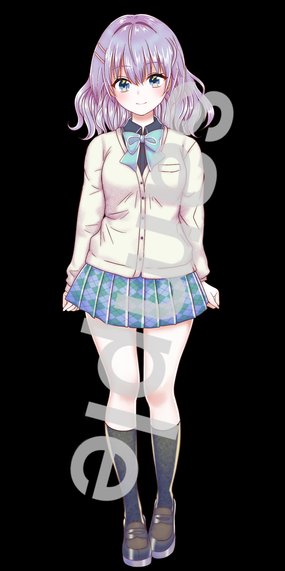 制服の女の子立ち絵49