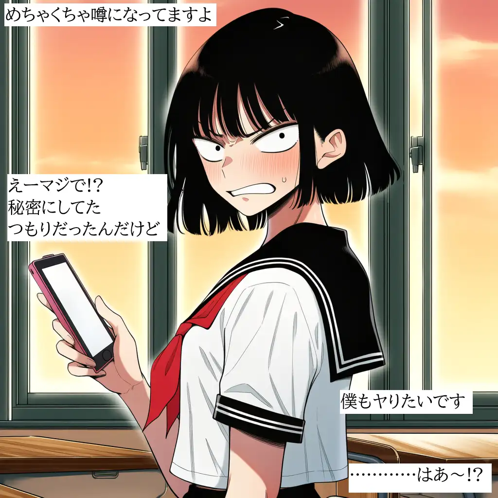 有名インフルエンサーJKがヤリマンビッチだったので、ビッチマ〇コに都合良く無責任中出しさせてもらう話 サンプル画像 4