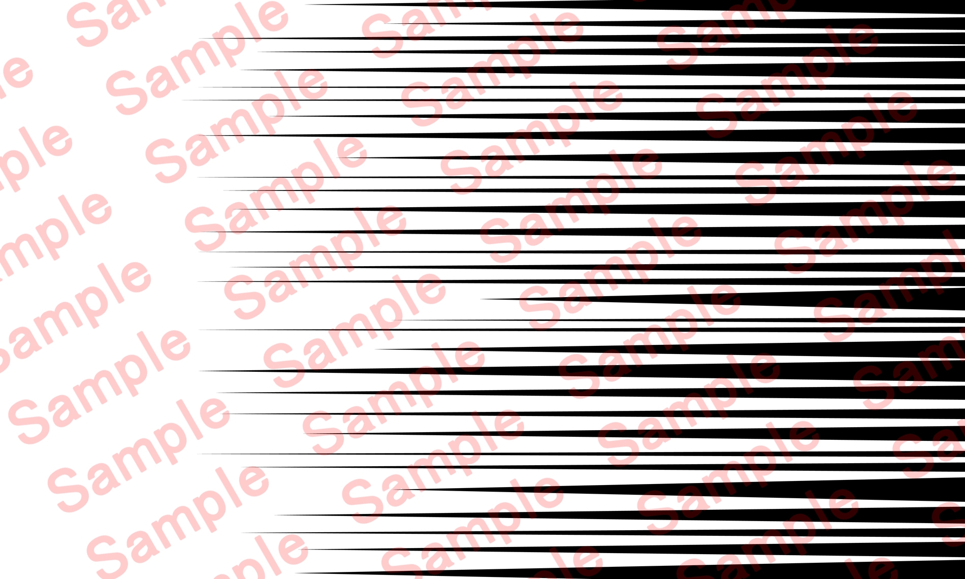 効果線素材セット(横タイプ)