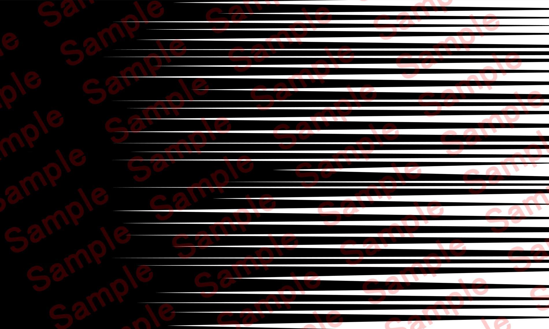 効果線素材セット(横タイプ)