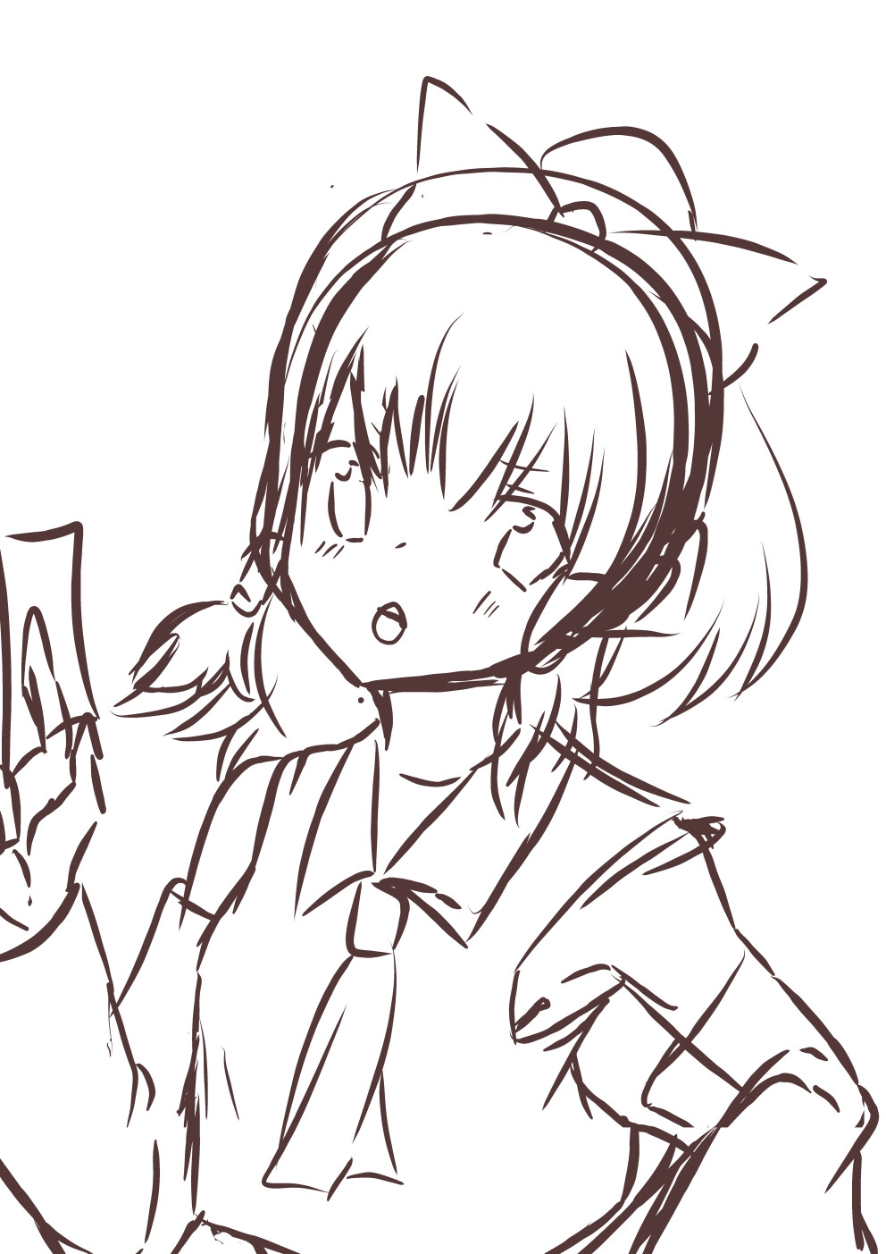 博麗霊夢の高画質アナログイラスト(カラー、線画、ラフ)