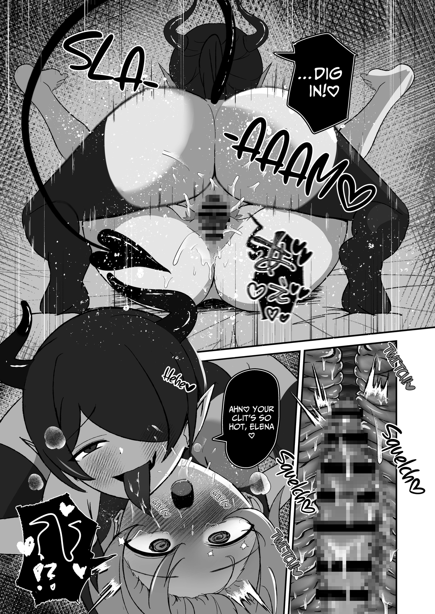 [ENG Ver.] Witch Gets Mana Drained Through Her Clit By A Succubus3