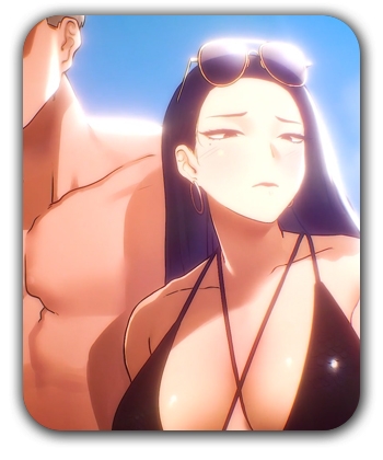 海でも敗北…！高飛車バイト、恥ずかしい水着で客の性処理をさせられる。 画像1