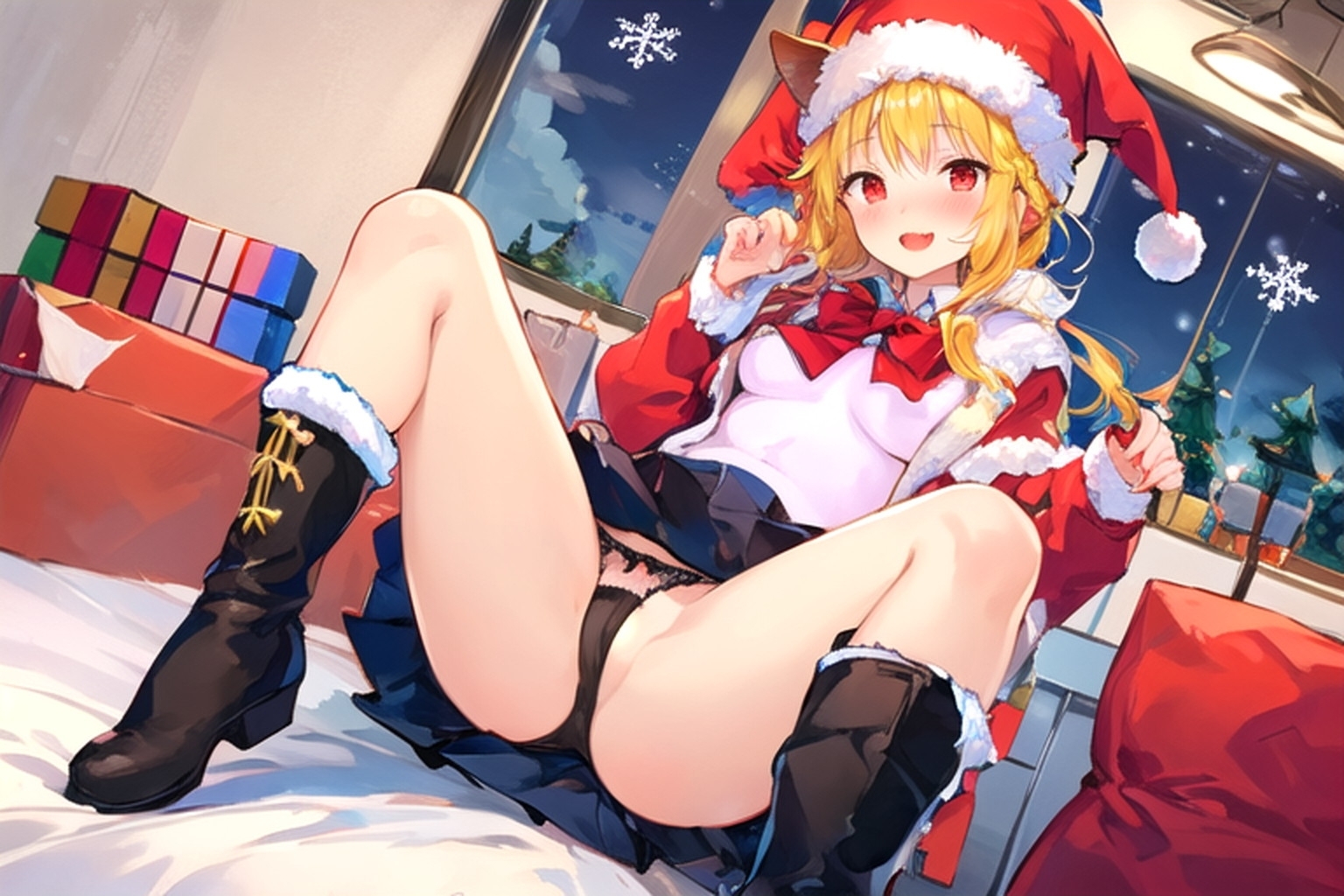 猫のサンタさんがプレゼントを持ってきた…のだが 画像2