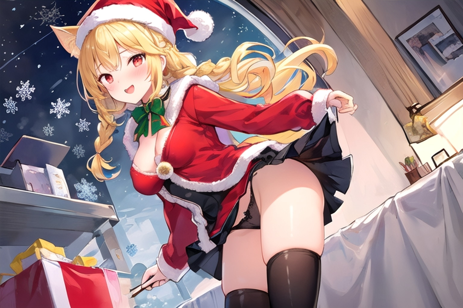 猫のサンタさんがプレゼントを持ってきた…のだが 画像5