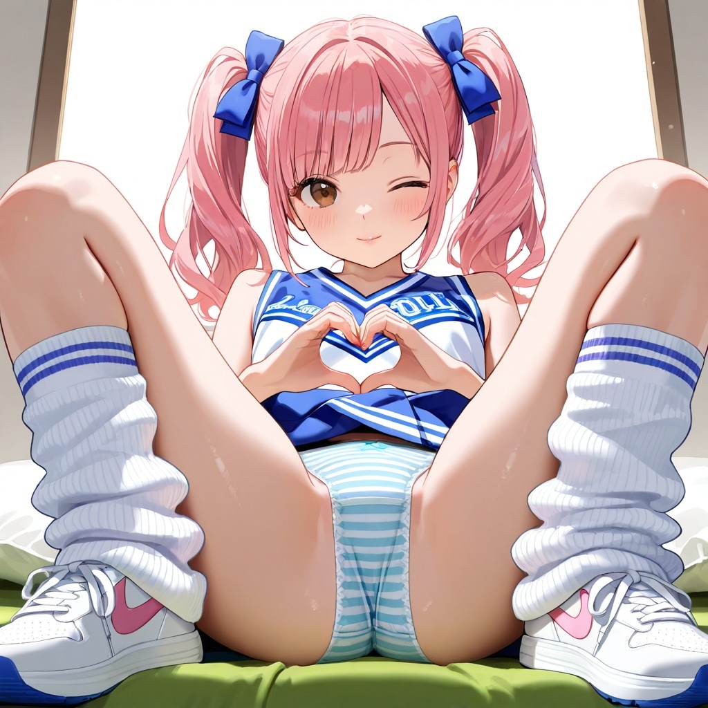 生パンチアガールのM字パンチラ Vol.2_10