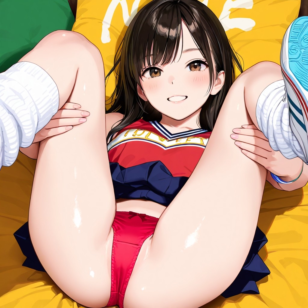 生パンチアガールのM字パンチラ Vol.2_5