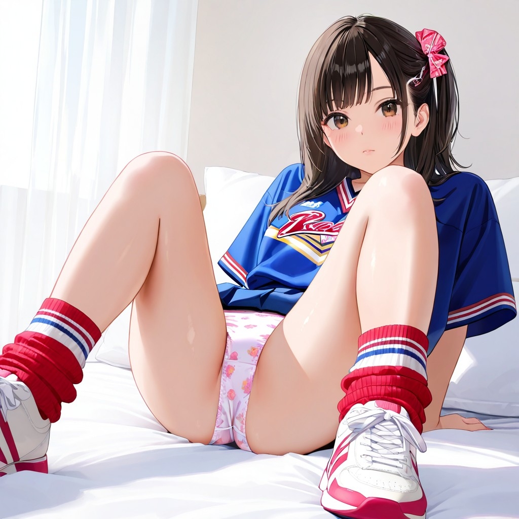 生パンチアガールのM字パンチラ Vol.2_7