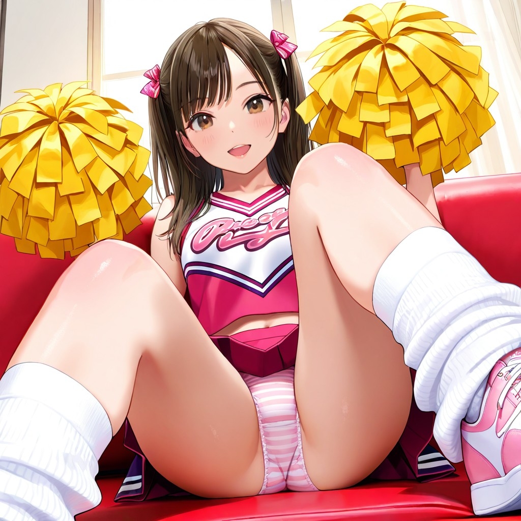 生パンチアガールのM字パンチラ Vol.2_9