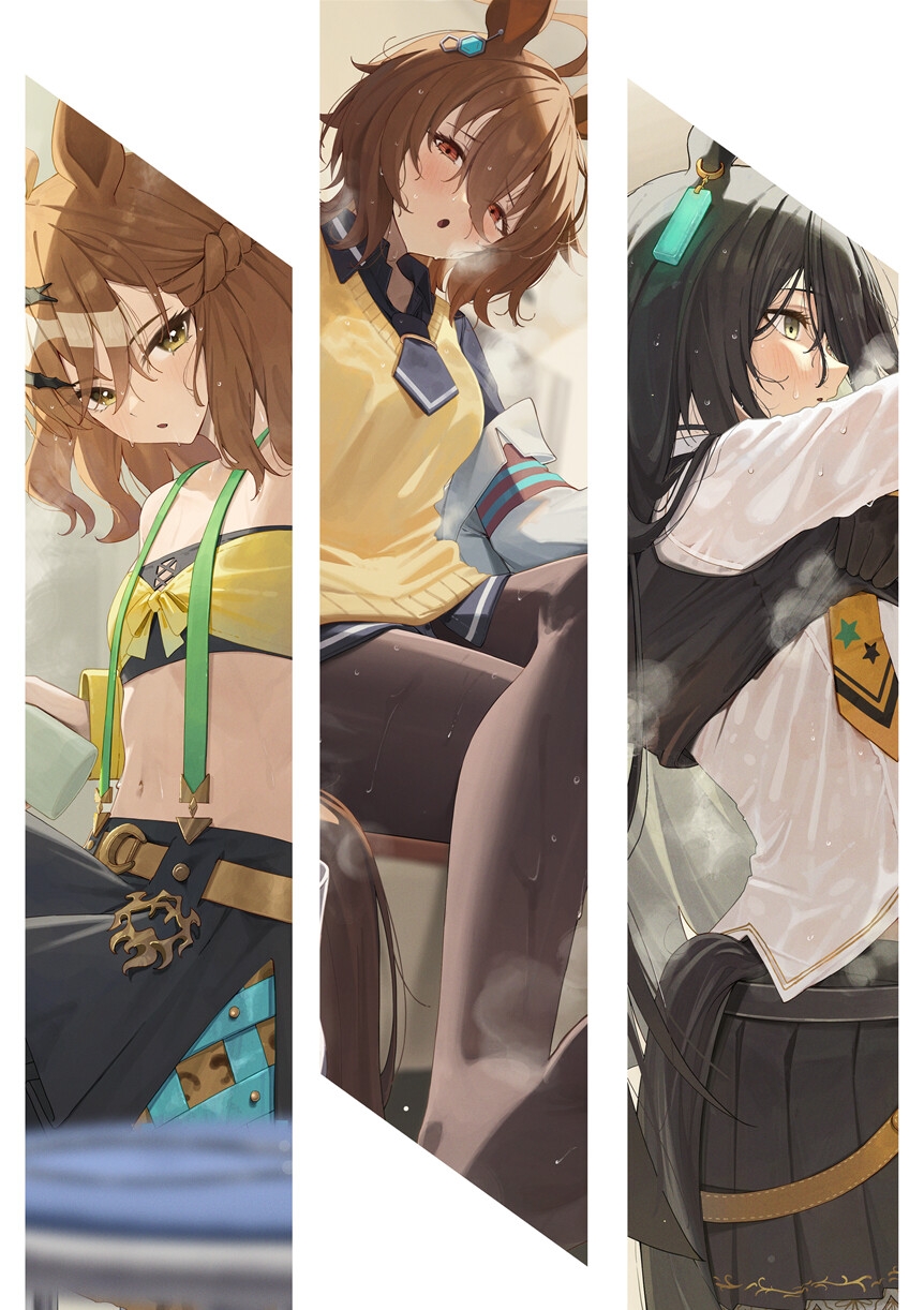 汗も滴るいいウ○娘 画像3